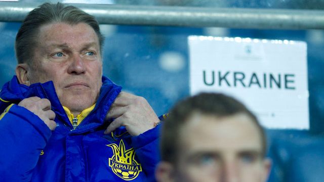 Oleg Blokhin is under pressure on home soil